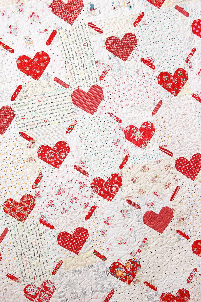 Pattern, Love is All Around Quilt by Ellis & Higgs (digital download) - Image 6