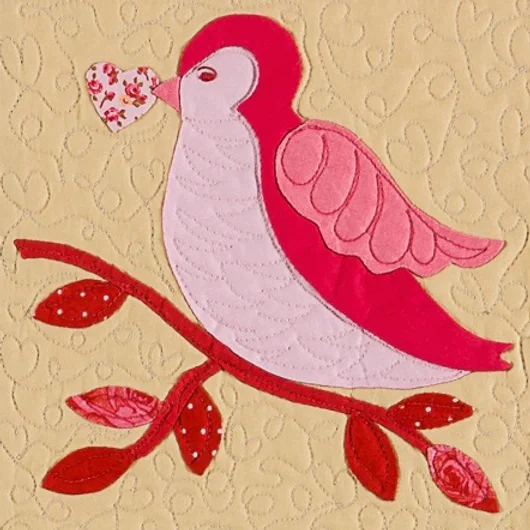 PATTERN, LOVESTRUCK Quilt by The Vintage Spool - Image 3