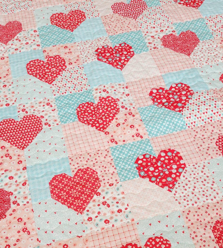 PATTERN, Patchwork Hearts Quilty Love by Emily Dennis - Image 10