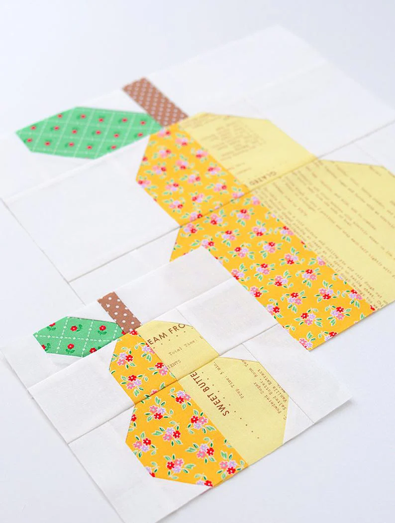 Pattern, Pear Quilt Block by Ellis & Higgs (digital download) - Image 4
