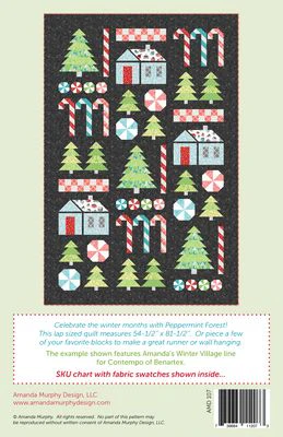 PATTERN, Peppermint Forest Quilt by Amanda Murphy - Image 2