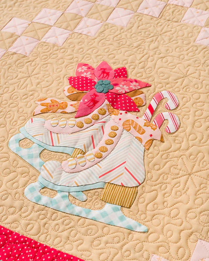 PATTERN, PEPPERMINT SQUARE Quilt by The Vintage Spool - Image 3