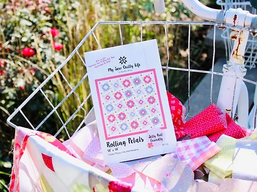 PATTERN, ROLLING PETALS Quilt by My Sew Quilty Life - Image 4