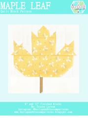 Pattern SET, Autumn Fall Cozy Themed Quilt Blocks by Burlap and Blossom (digital download) - Image 6