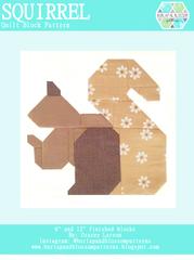 Pattern SET, Autumn Fall Cozy Themed Quilt Blocks by Burlap and Blossom (digital download) - Image 7
