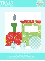 Pattern SET, Christmas Themed Quilt Blocks by Burlap and Blossom (digital download) - Image 18