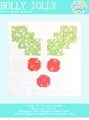 Pattern SET, Christmas Themed Quilt Blocks by Burlap and Blossom (digital download) - Image 9