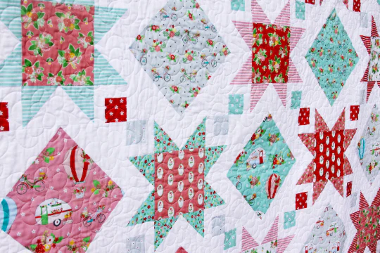 PATTERN, STARS AND WINDOWS Quilt by Beverly McCullough - Image 3