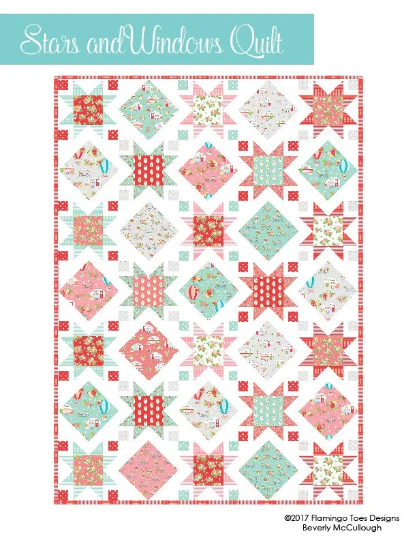PATTERN, STARS AND WINDOWS Quilt by Beverly McCullough - Image 4