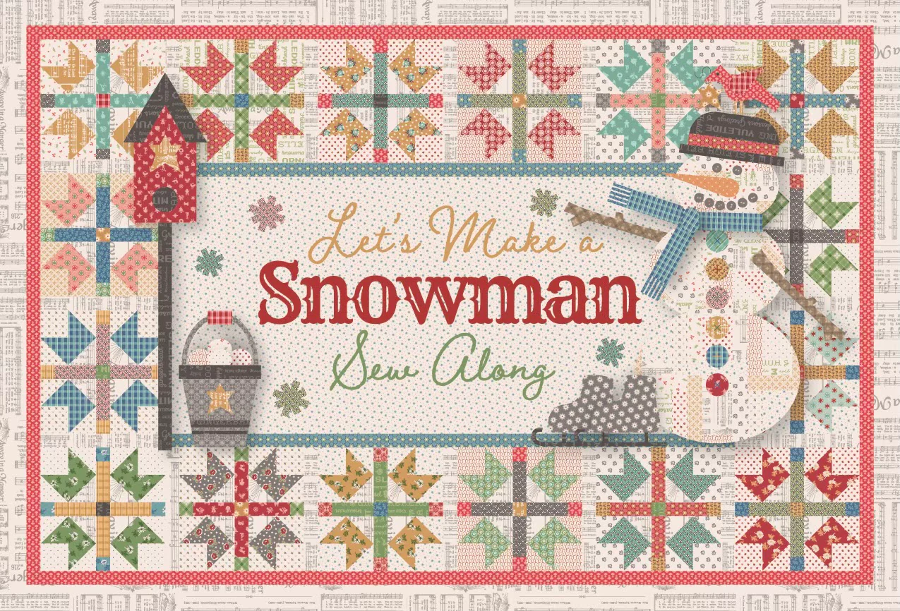PATTERN, The Quilted Snowman Quilt Pattern by Lori Holt - Image 10