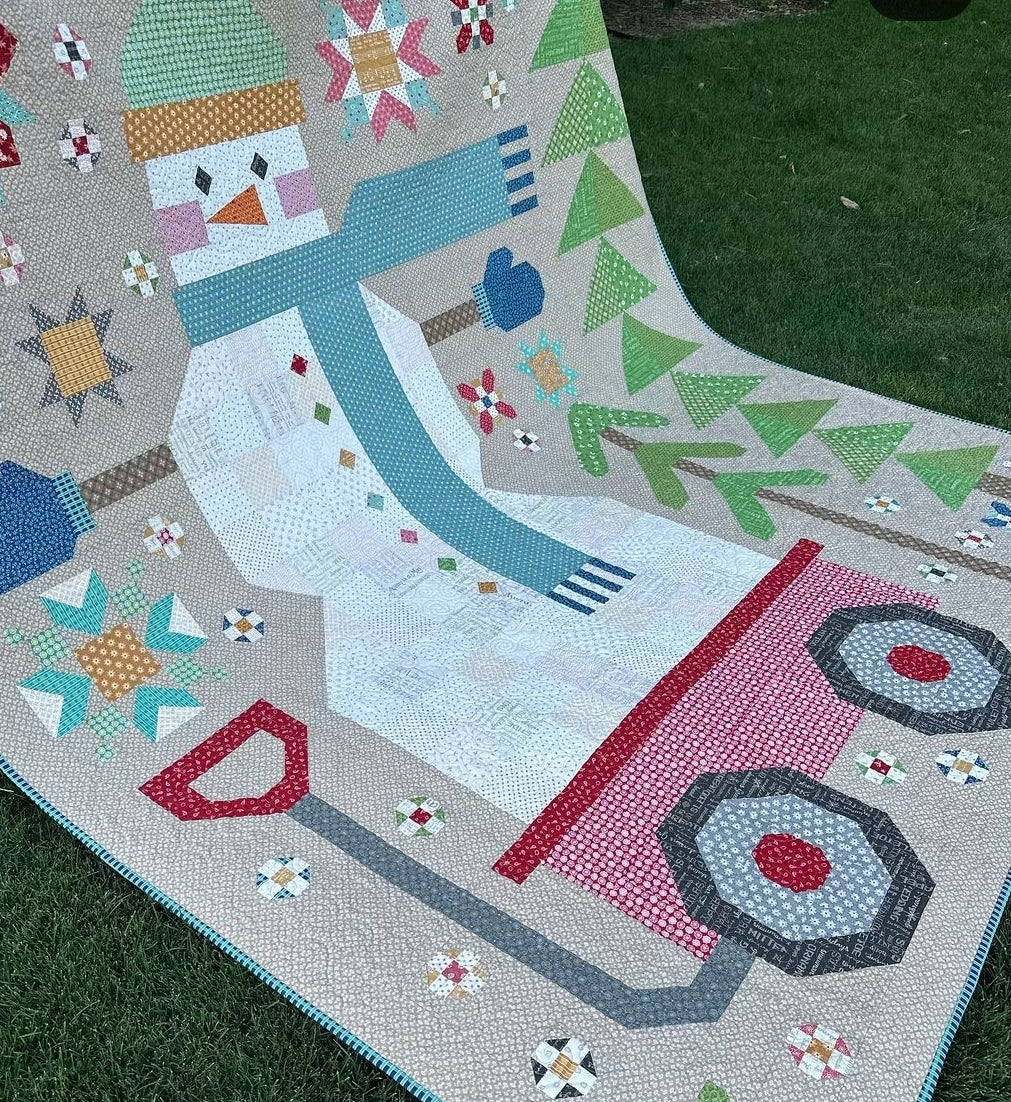 PATTERN, The Quilted Snowman Quilt Pattern by Lori Holt - Image 5