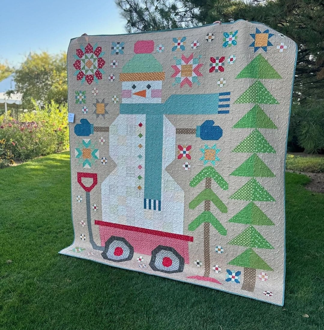 PATTERN, The Quilted Snowman Quilt Pattern by Lori Holt - Image 7