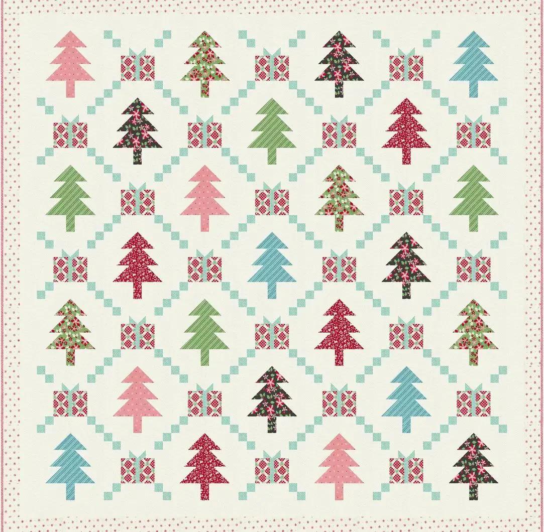 PATTERN, Thoughtful Gifts Christmas Quilt by Wendy Sheppard