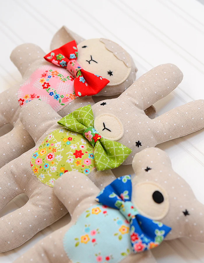 Pattern, Three Little Friends Toy Softies by Ellis & Higgs (digital download) - Image 4