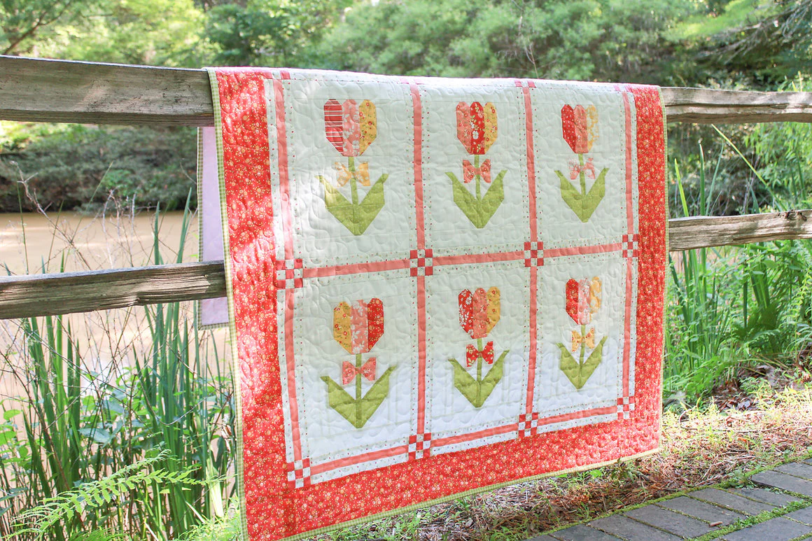 PATTERN, Tidy Up Tulip Quilt By My Sew Quilty Life - Image 2