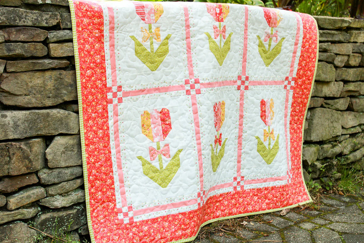 PATTERN, Tidy Up Tulip Quilt By My Sew Quilty Life - Image 4