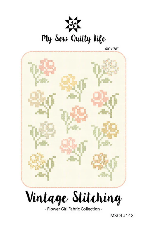 PATTERN, Vintage Stitching Quilt By My Sew Quilty Life - Image 3