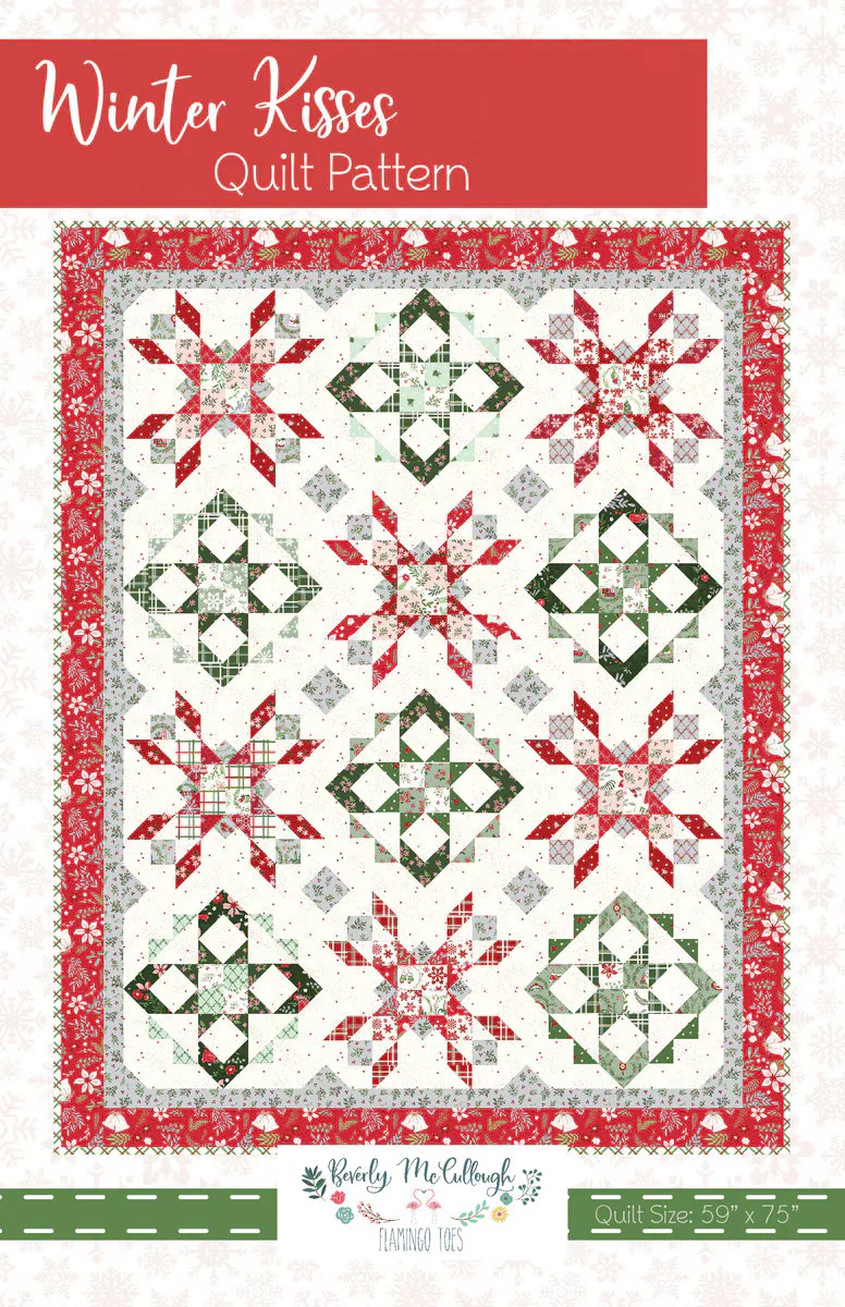 PATTERN, WINTER KISSES Quilt by Beverly McCullough