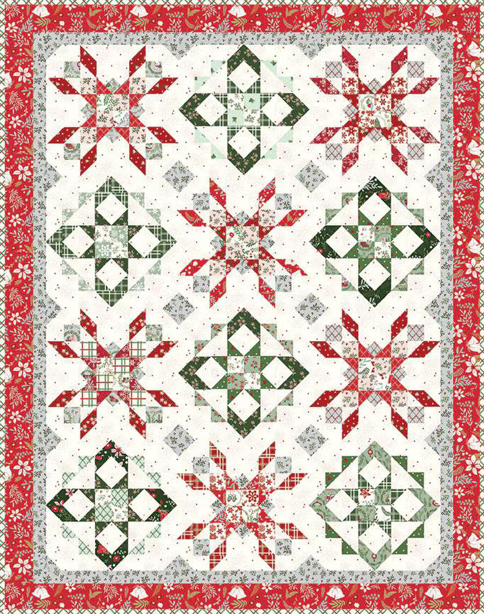 PATTERN, WINTER KISSES Quilt by Beverly McCullough - Image 3