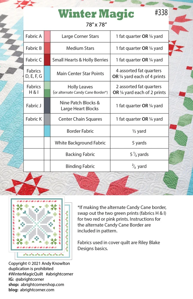 PATTERN, WINTER MAGIC Snowflake - Image 4