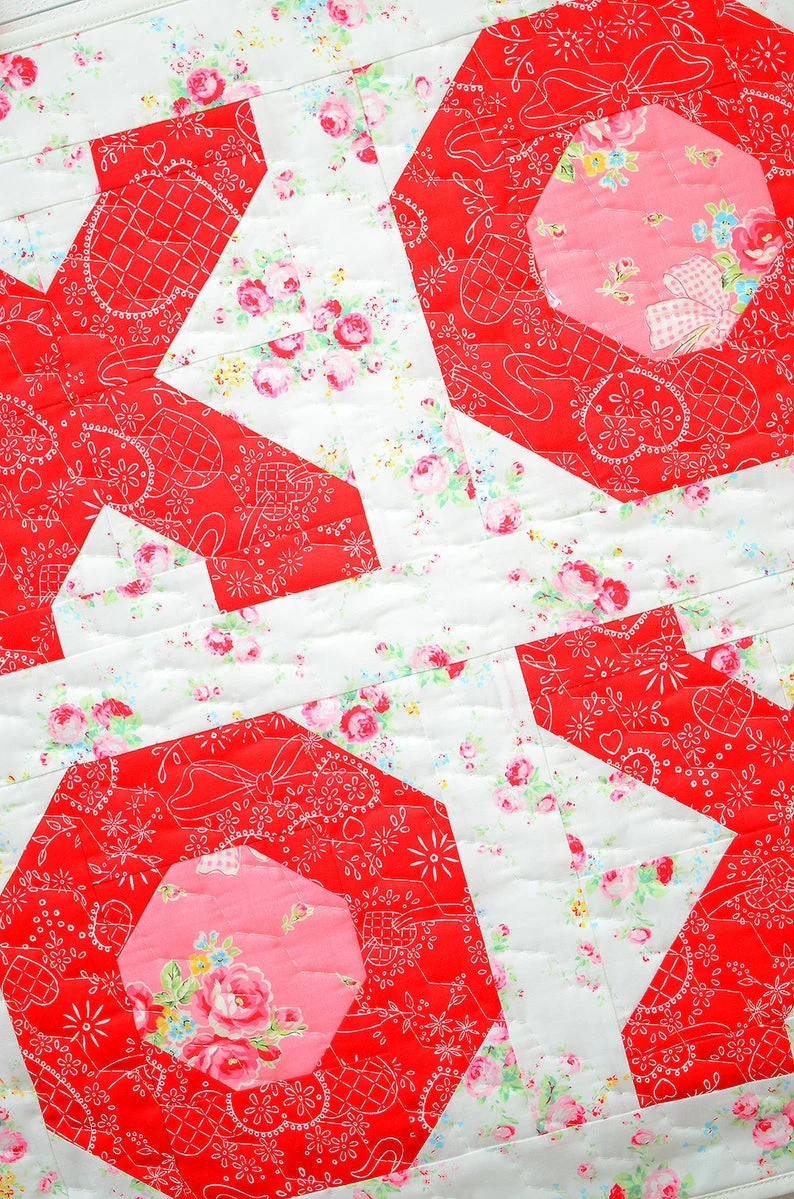 Pattern, XOXO MINI Quilt by Ellis & Higgs (digital download) - Image 3