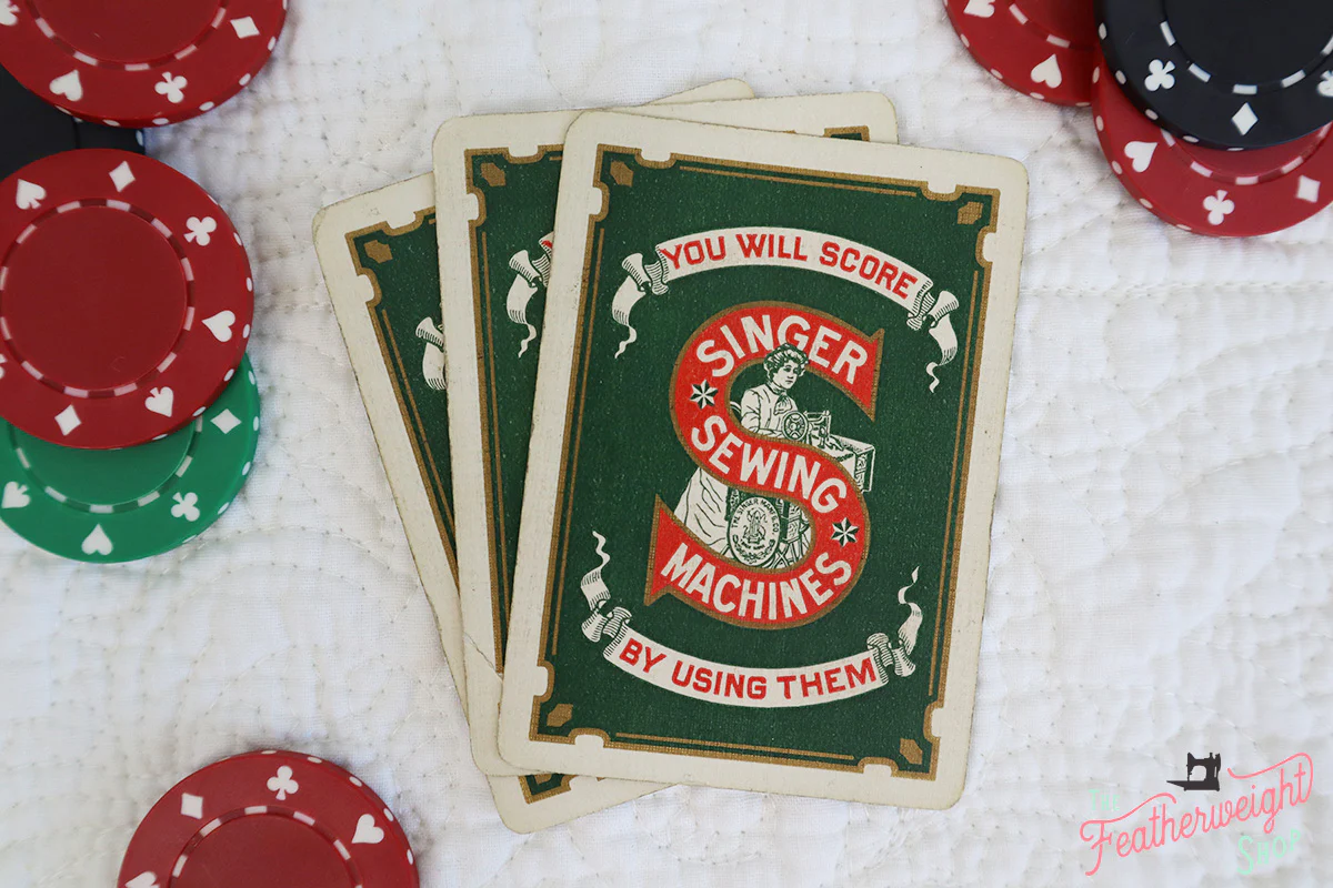 Playing Cards - RARE Singer (Vintage Original) - Image 2