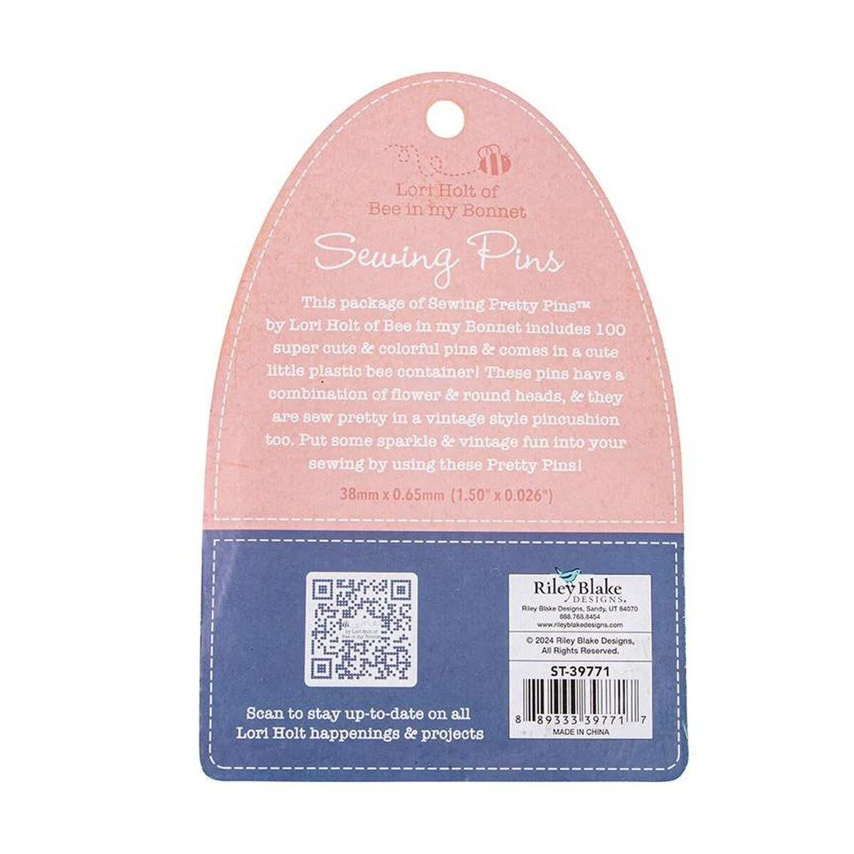 Pretty Sewing Pins, By Lori Holt - 100 Count - Image 3