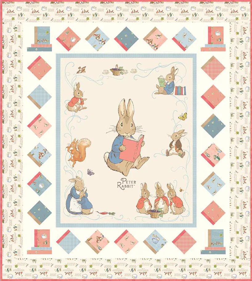Quilt Kit, Boxed Set - Peter Rabbit Adventures BOOK INCLUDED! - Image 2