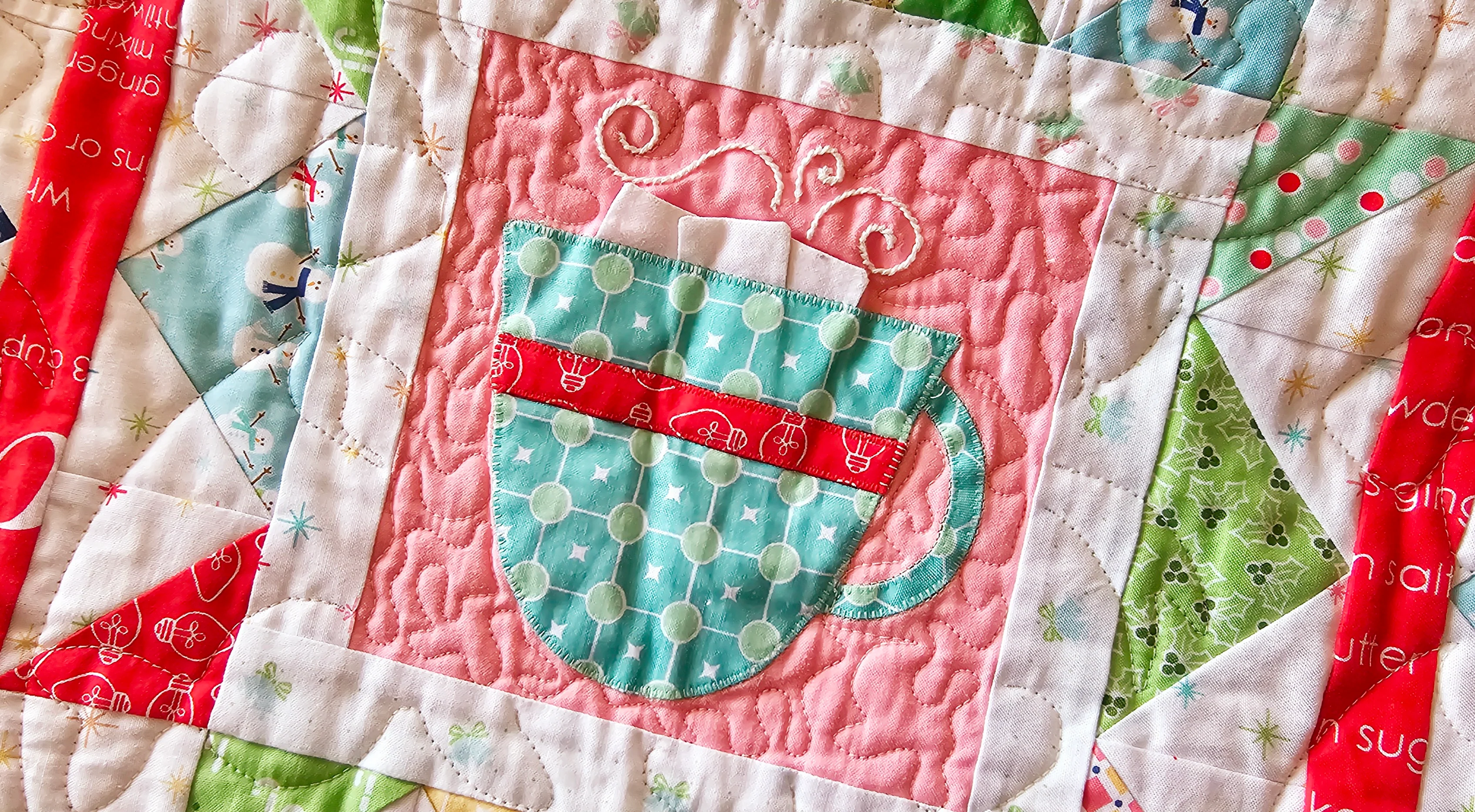 Quilt Kit, Cozy Christmas Applique' (Templates Included) - Image 10