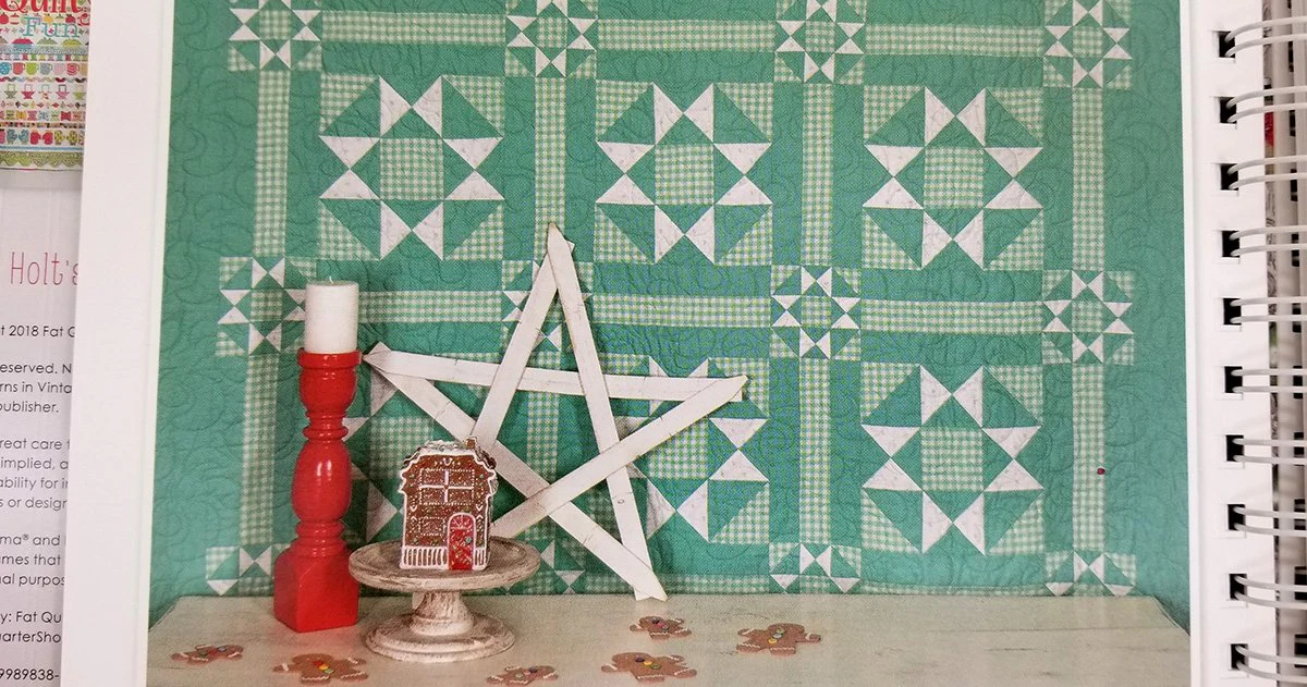 Quilt Kit, Vintage Cozy Christmas Fabric COLLECTION (Pattern BOOK Included) - Image 20