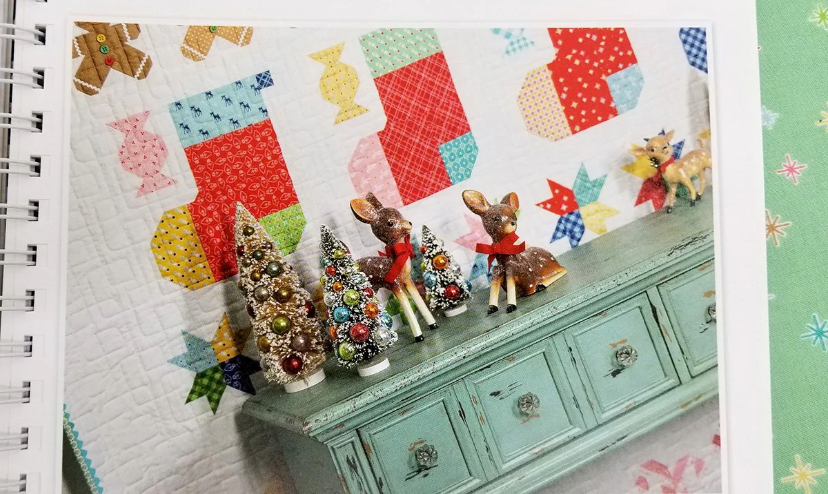 Quilt Kit, Vintage Cozy Christmas Fabric COLLECTION (Pattern BOOK Included) - Image 21