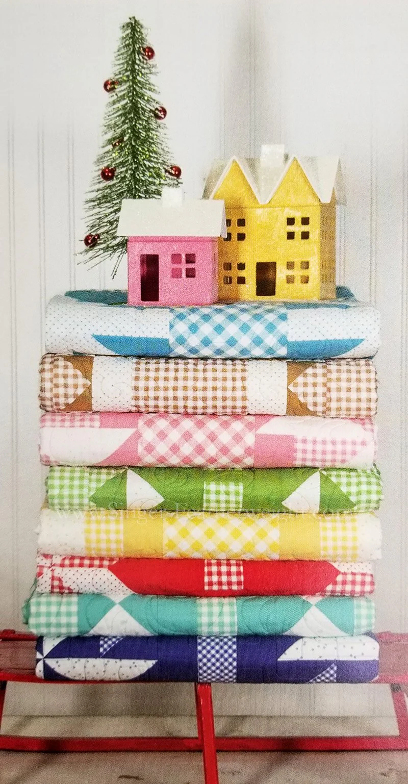 Quilt Kit, Vintage Cozy Christmas Fabric COLLECTION (Pattern BOOK Included) - Image 31