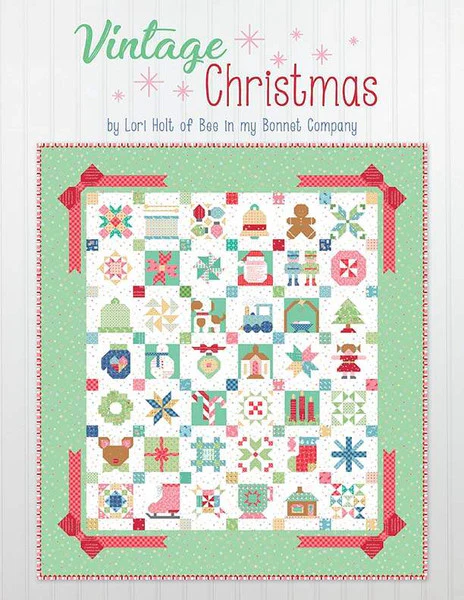 Quilt Kit, Vintage Cozy Christmas Fabric COLLECTION (Pattern BOOK Included) - Image 4