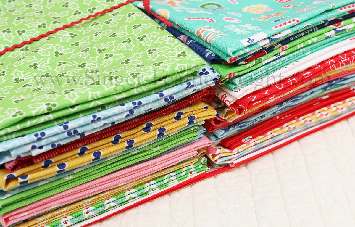 Quilt Kit, Vintage Cozy Christmas Fabric COLLECTION (Pattern BOOK Included) - Image 8