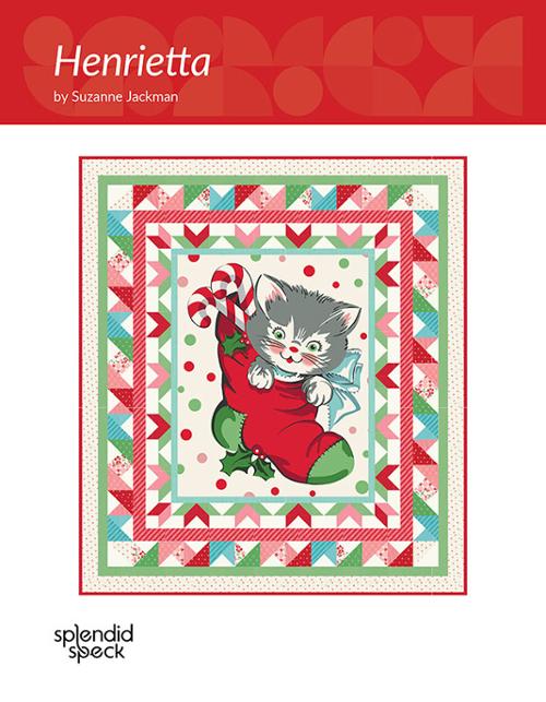 Quilt Kit, HENRIETTA Kitty Christmas Stocking - Image 8