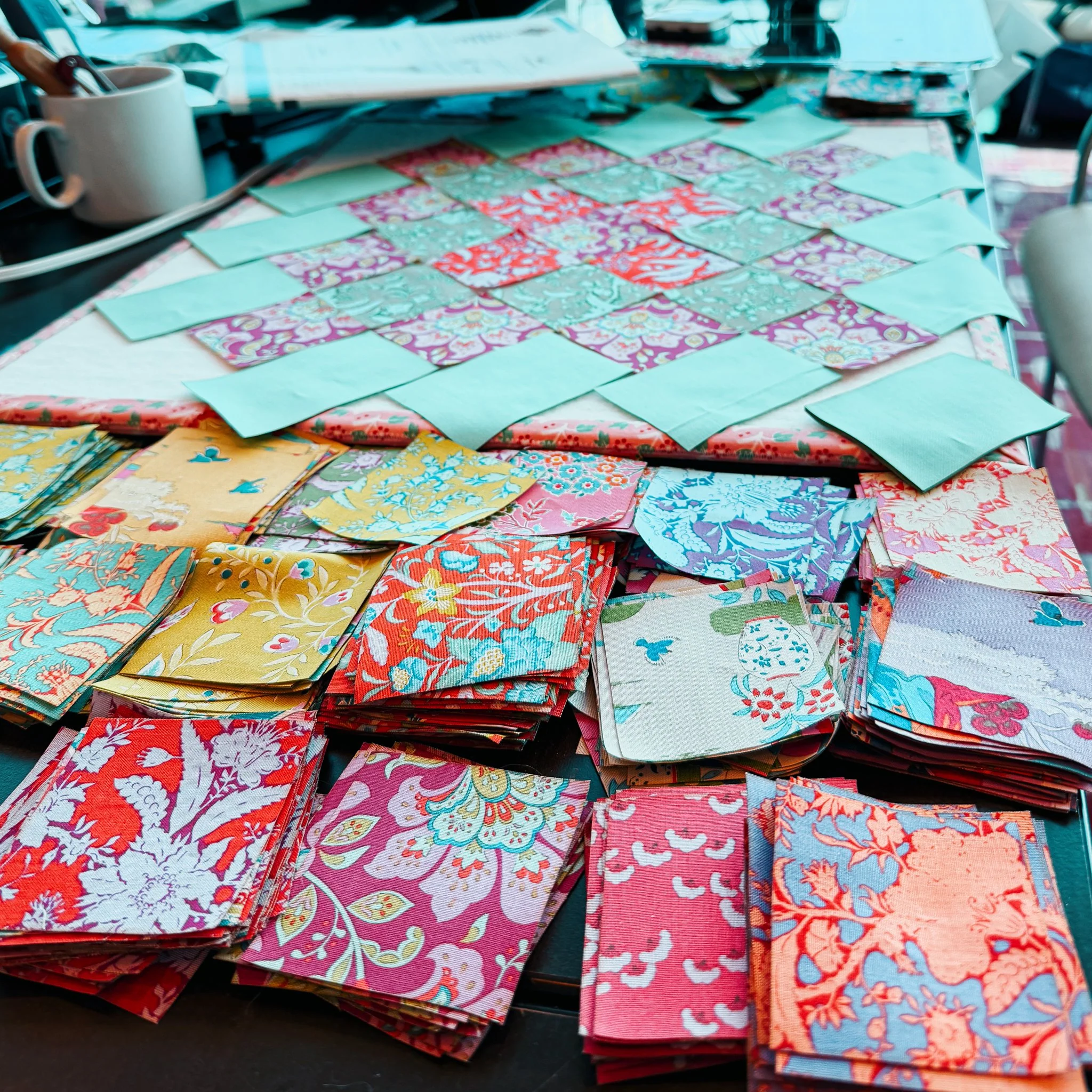 Quilt Kit, Laser Pre-cut - Caribbean Sea - Image 5