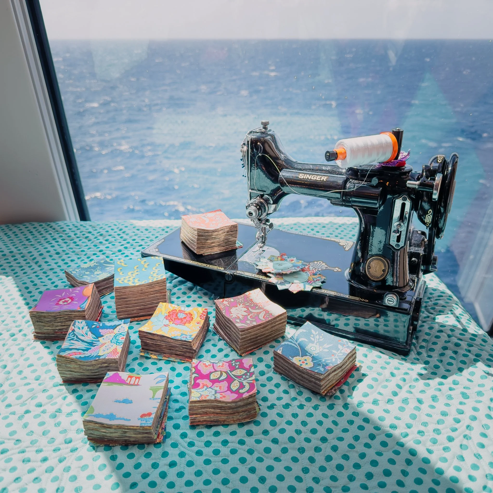 Quilt Kit, Laser Pre-cut - Caribbean Sea - Image 6
