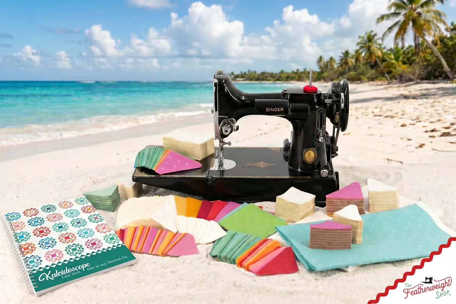 Quilt Kit, Laser Pre-cut - Kaleidoscope Caribbean Quilt Kit - Image 3
