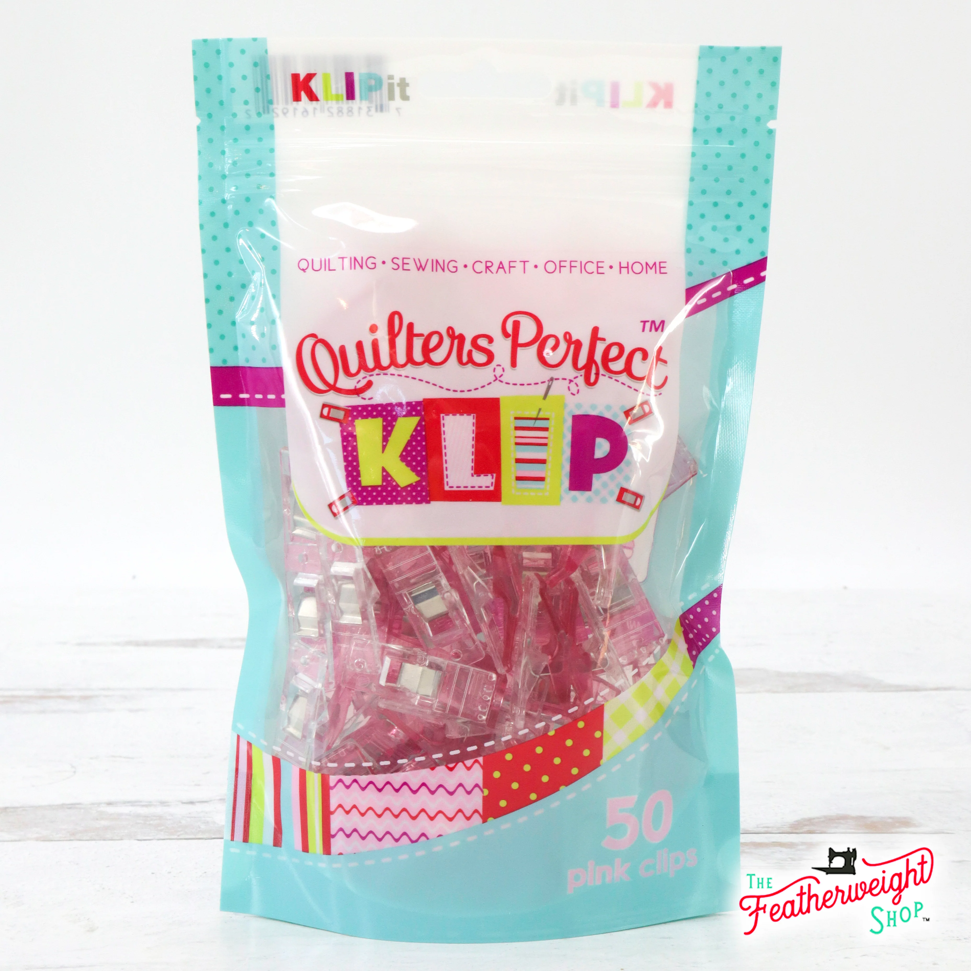 Quilter Perfect Klips, Box of 50 ct. - PINK