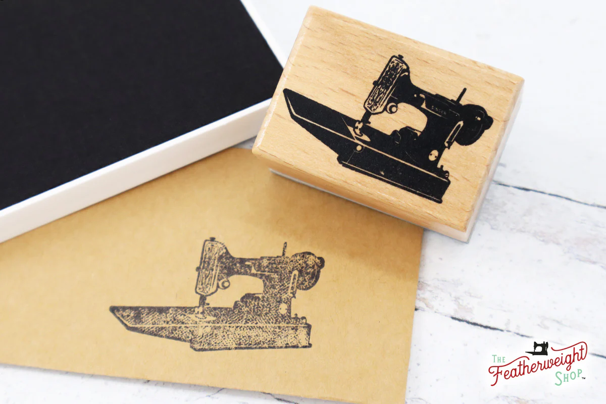 Rubber Stamp, Singer Featherweight 221 - BLOCK - Image 2