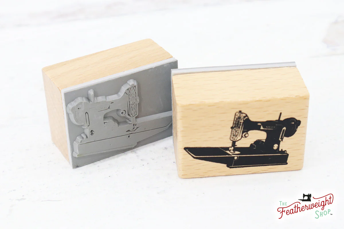 Rubber Stamp, Singer Featherweight 221 - BLOCK - Image 3