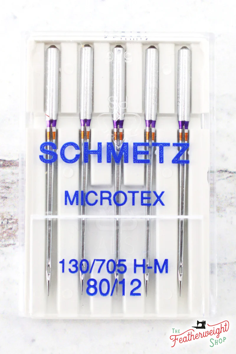Schmetz Sewing Needles Chrome Sharp MICROTEX, 5pk - Image 2