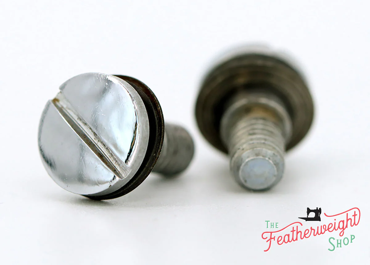Screw, Singer Featherweight Bed Extension Screw & Washer - (Vintage Original) - Image 3