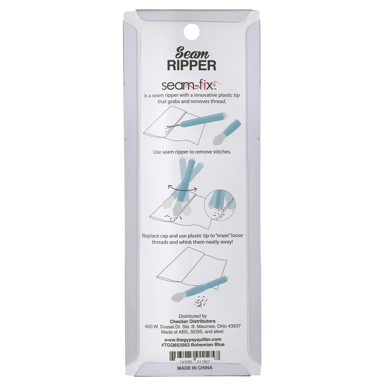 Seam Ripper, Gypsy Quilter Seam Fix - BOHEMIAN BLUE - Image 4