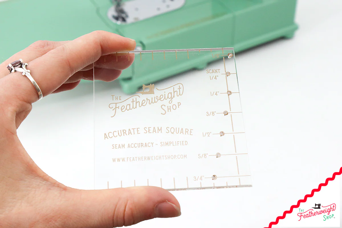 Seam SQUARE, Featherweight Accurate Seam Setting Gauge - CLEAR - Image 3