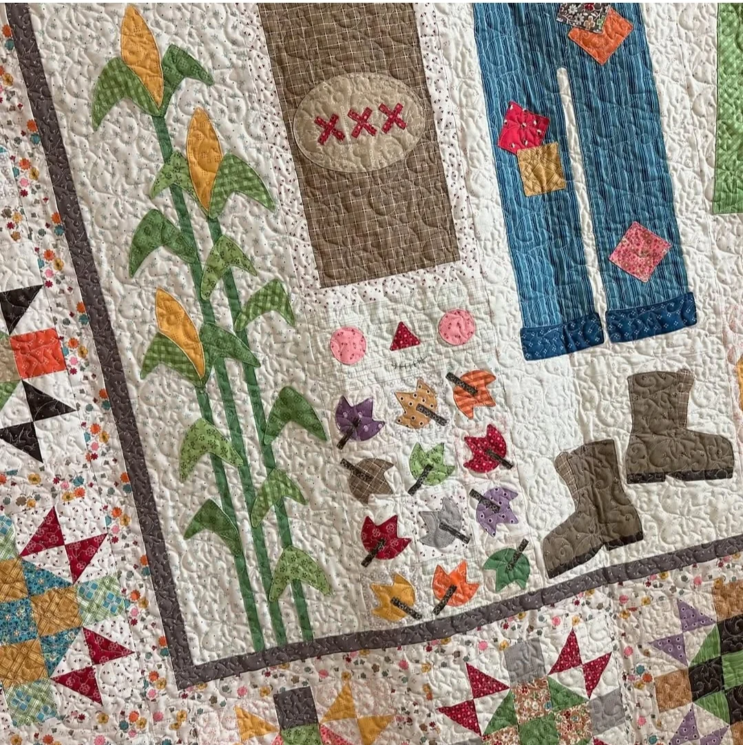 Sew Simple Shapes, How to Build a SCARECROW by Lori Holt of Bee in My Bonnet - Image 10