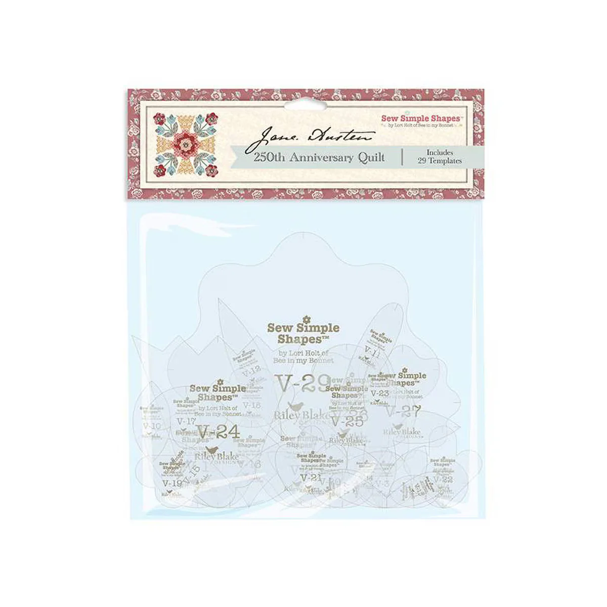 Sew Simple Shapes, Jane Austen 250th Anniversary Quilt by Lori Holt of Bee in My Bonnet - Image 2