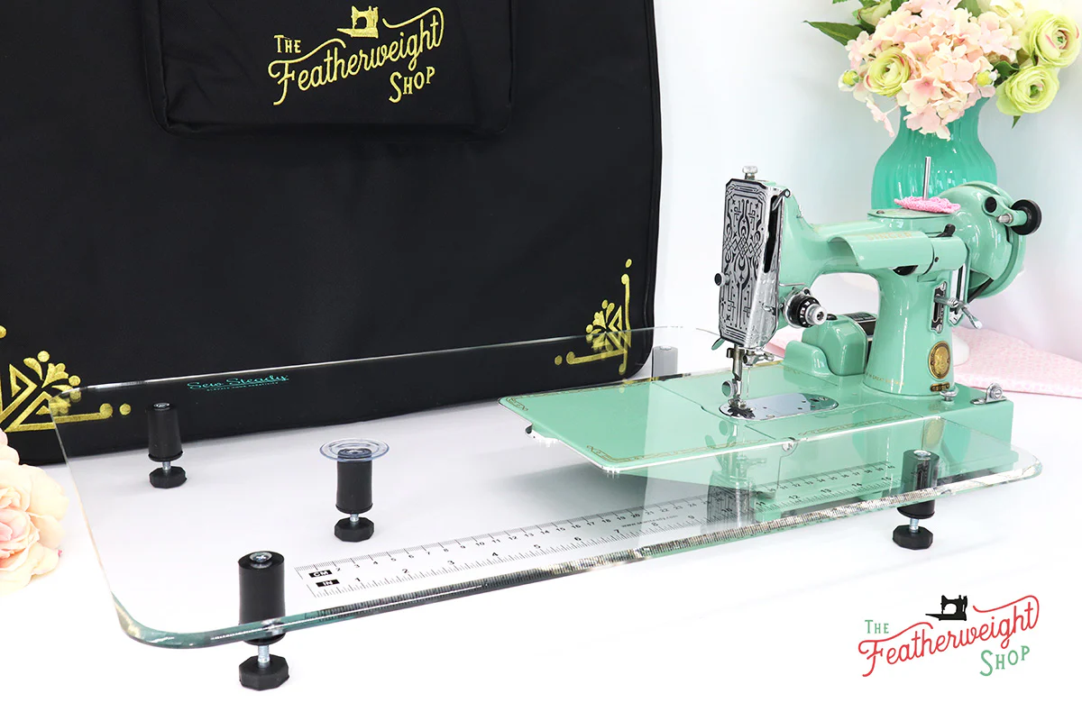 Sew Steady CLEAR Singer Featherweight Table Extension + BAG - Image 10