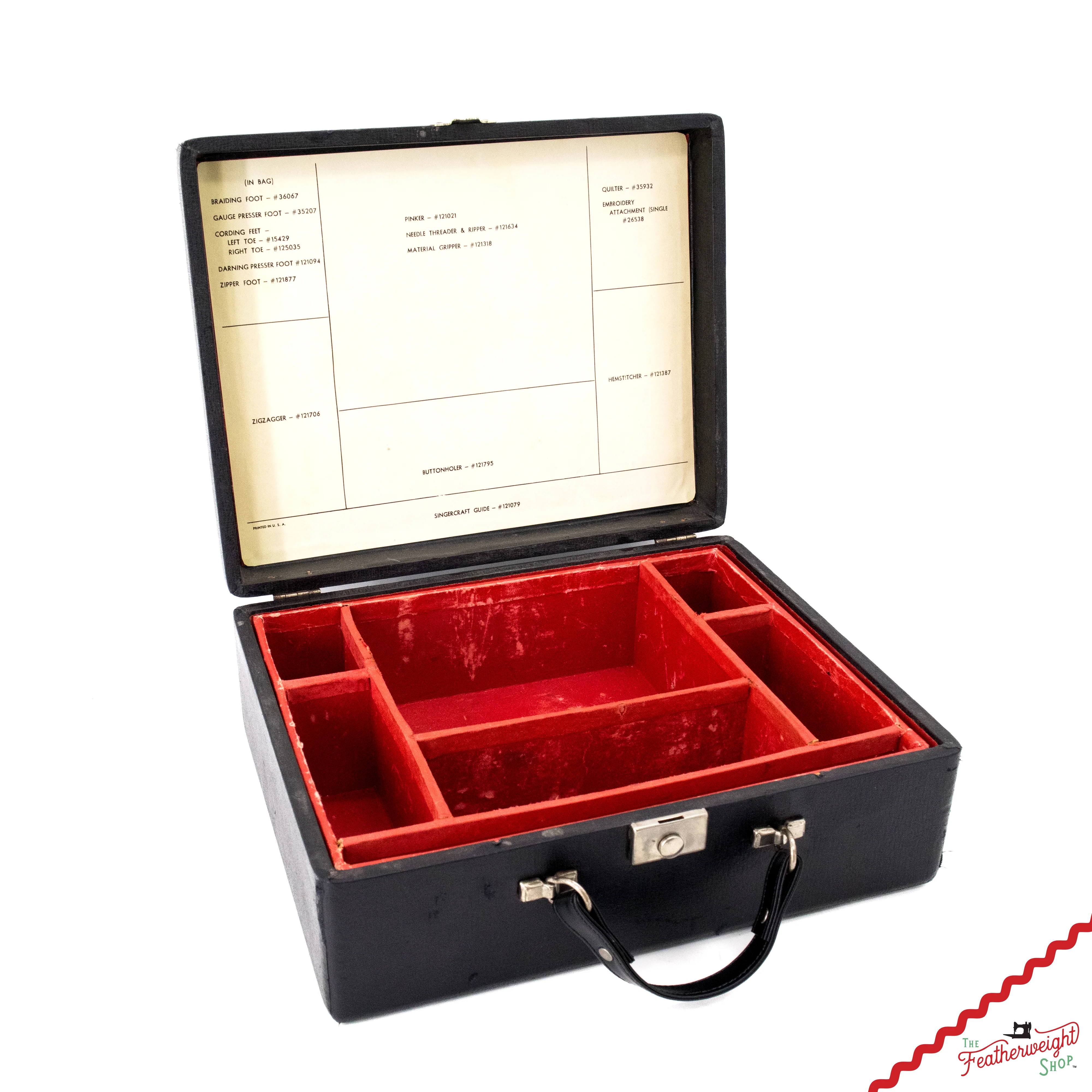 Singer Fashion Aids Attachments Case (Vintage Original) - Image 3