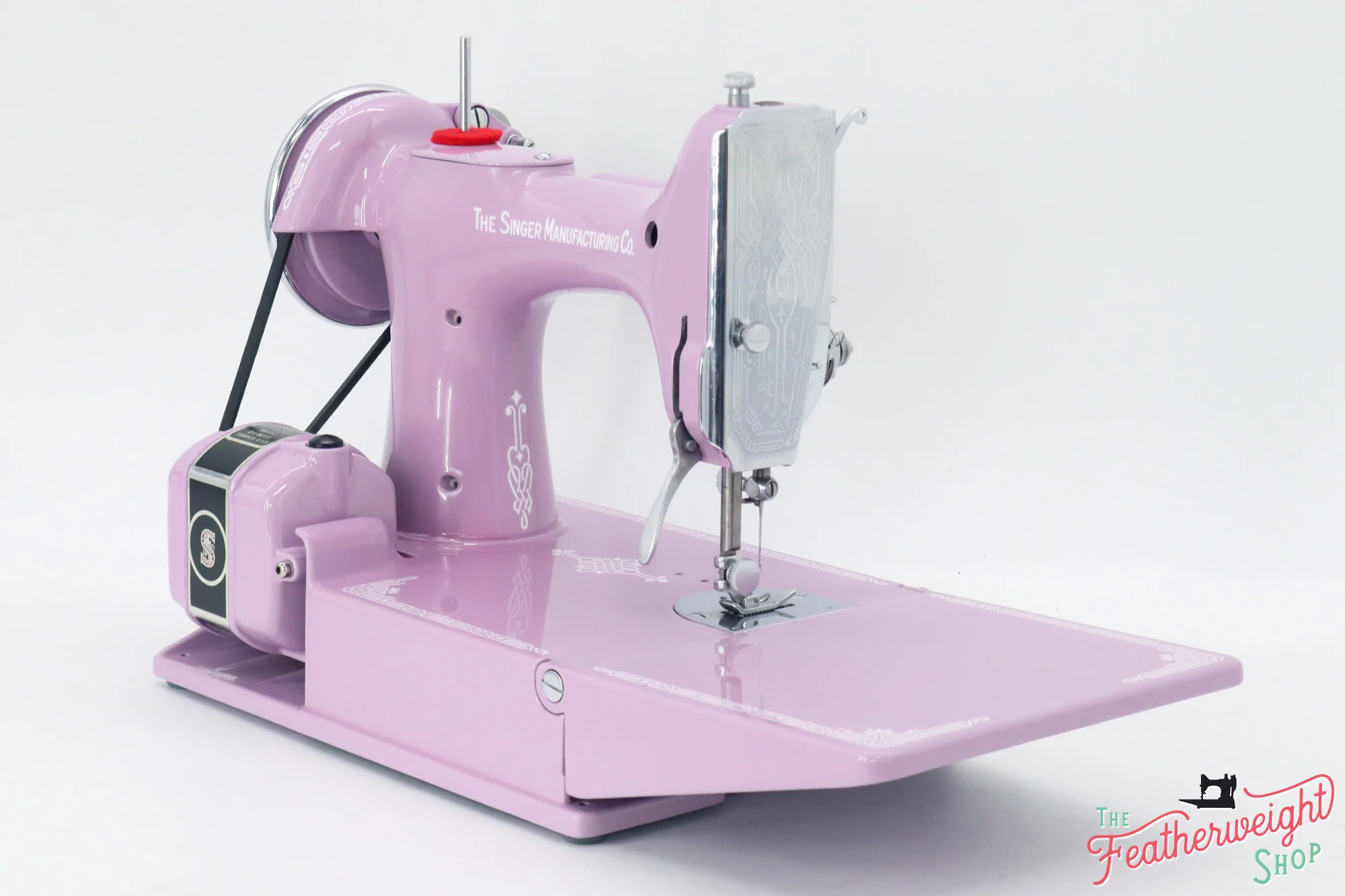 Singer Featherweight 221 AD7227** - Fully Restored in Wisteria - Image 7